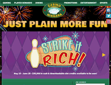 Tablet Screenshot of casinoniagara.com